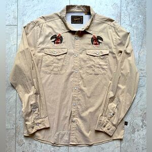 Howler Brothers Gaucho Snapshirt “Frigates” (Lg)